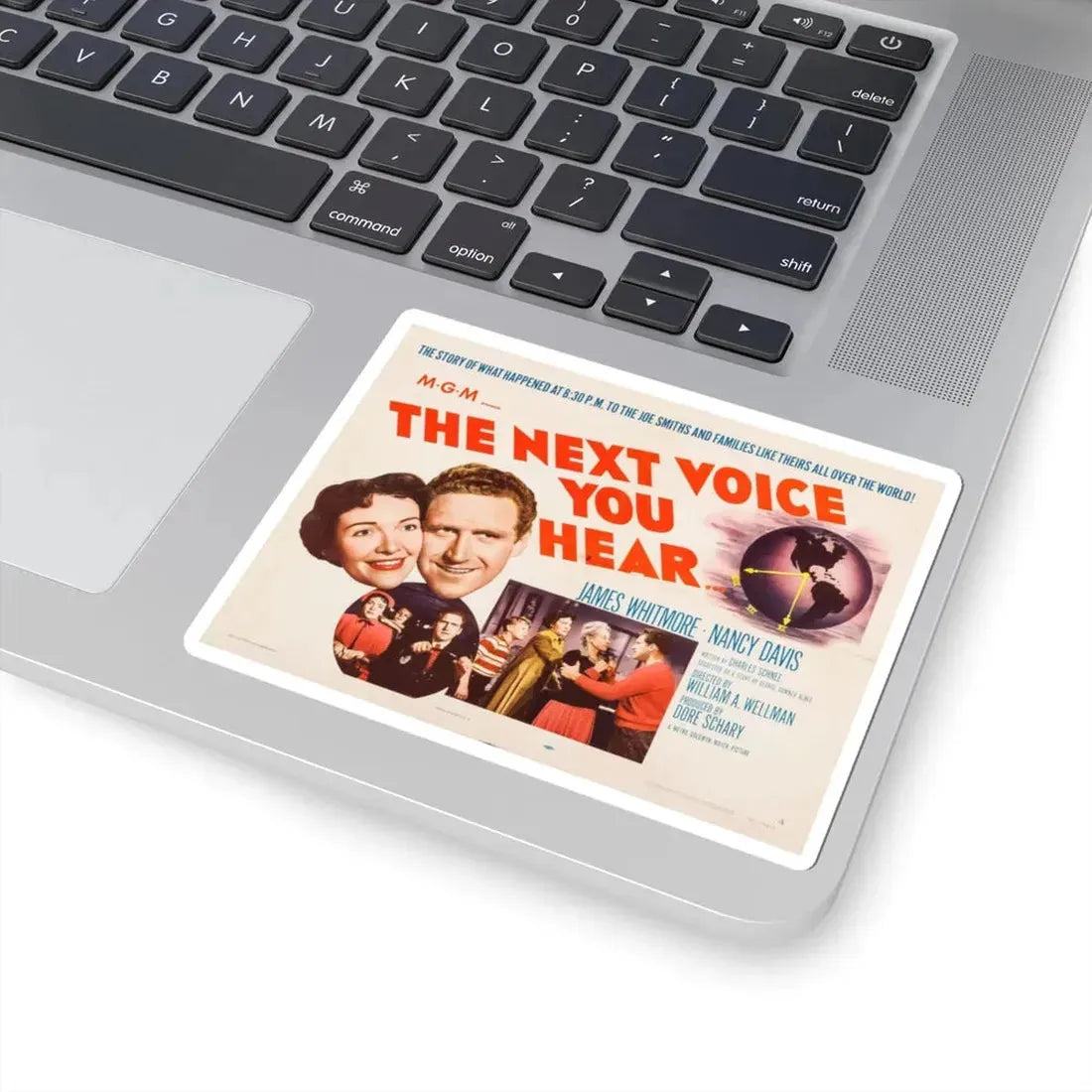 The Next Voice You Hear 1950 v2 Movie Poster - STICKER Vinyl Kiss-Cut Decal - The Sticker Space