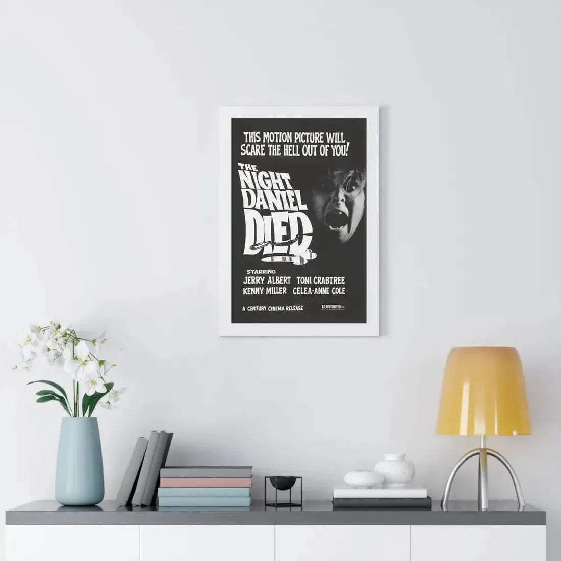 THE NIGHT DANIEL DIED (BLOOD STALKERS) 1976 - Framed Movie Poster - The Sticker Space