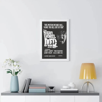 THE NIGHT DANIEL DIED (BLOOD STALKERS) 1976 - Framed Movie Poster - The Sticker Space