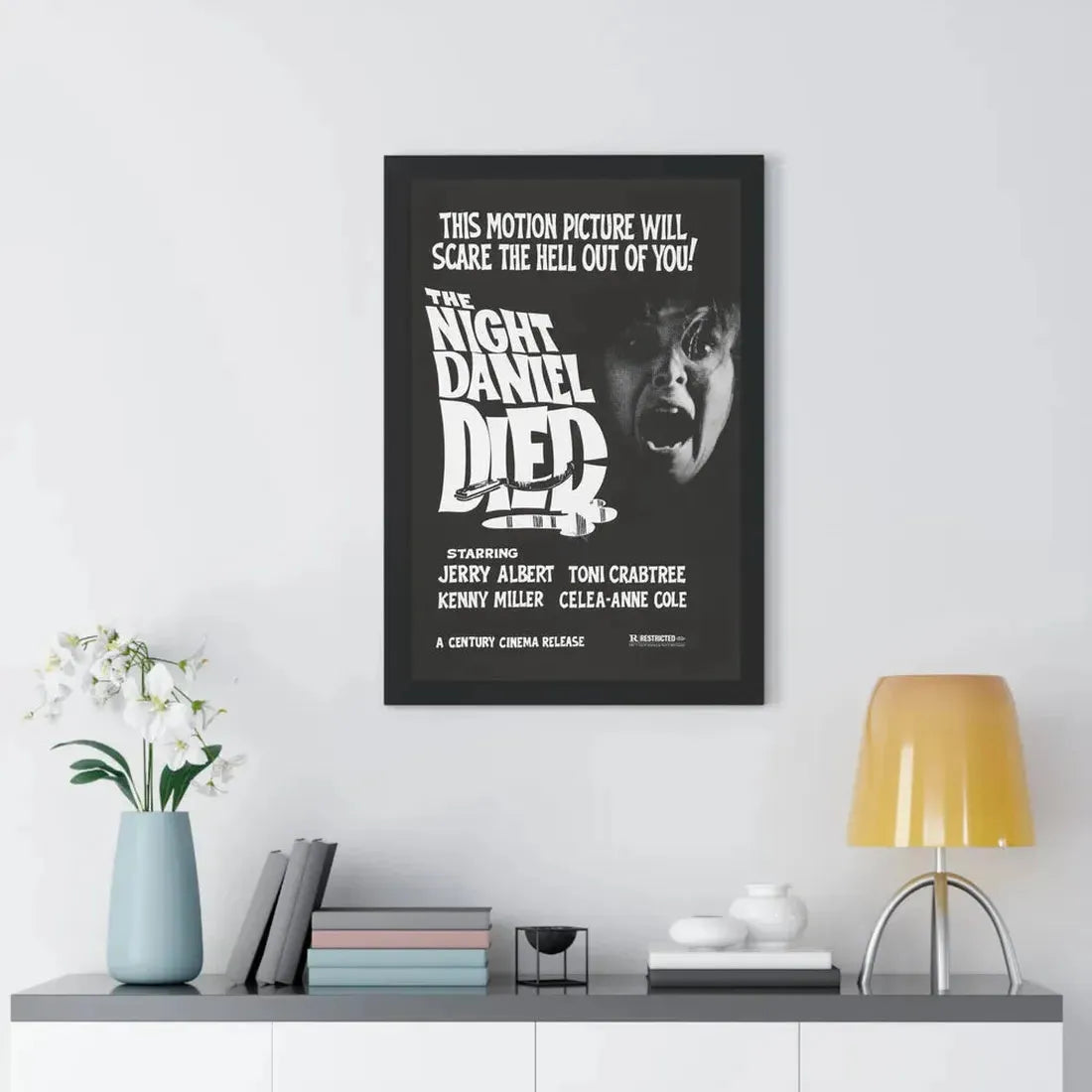 THE NIGHT DANIEL DIED (BLOOD STALKERS) 1976 - Framed Movie Poster - The Sticker Space