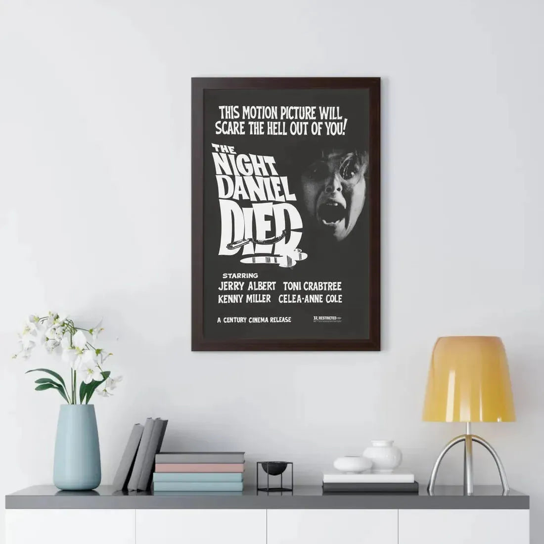 THE NIGHT DANIEL DIED (BLOOD STALKERS) 1976 - Framed Movie Poster - The Sticker Space