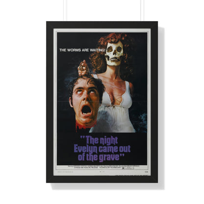 THE NIGHT EVELYN CAME OUT OF THE GRAVE 1971 - Framed Movie Poster-20" x 30"-The Sticker Space