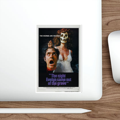 THE NIGHT EVELYN CAME OUT OF THE GRAVE 1971 Movie Poster STICKER Vinyl Die-Cut Decal-The Sticker Space