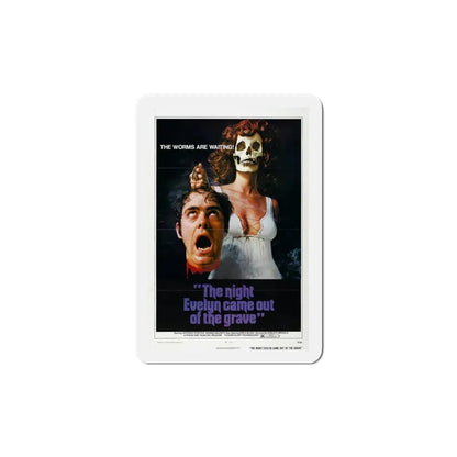 The Night Evelyn Came Out of the Grave 1972 Movie Poster Refrigerator Magnet 6 Inch - The Sticker Space