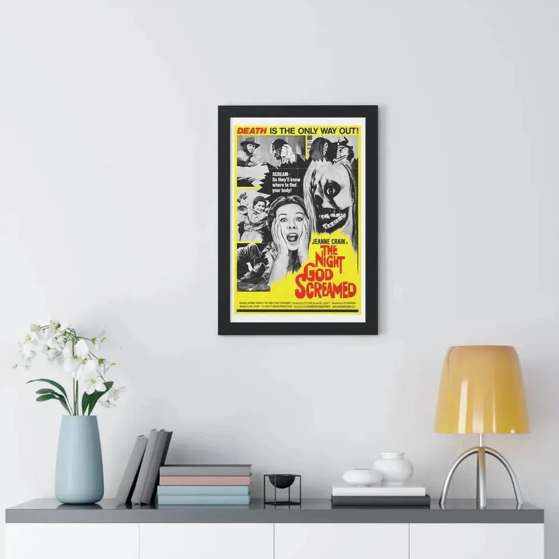 THE NIGHT GOD SCREAMED 1971 - Framed Movie Poster - The Sticker Space