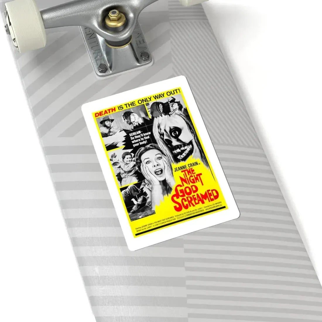 THE NIGHT GOD SCREAMED 1971 Movie Poster - STICKER Vinyl Kiss-Cut Decal - The Sticker Space