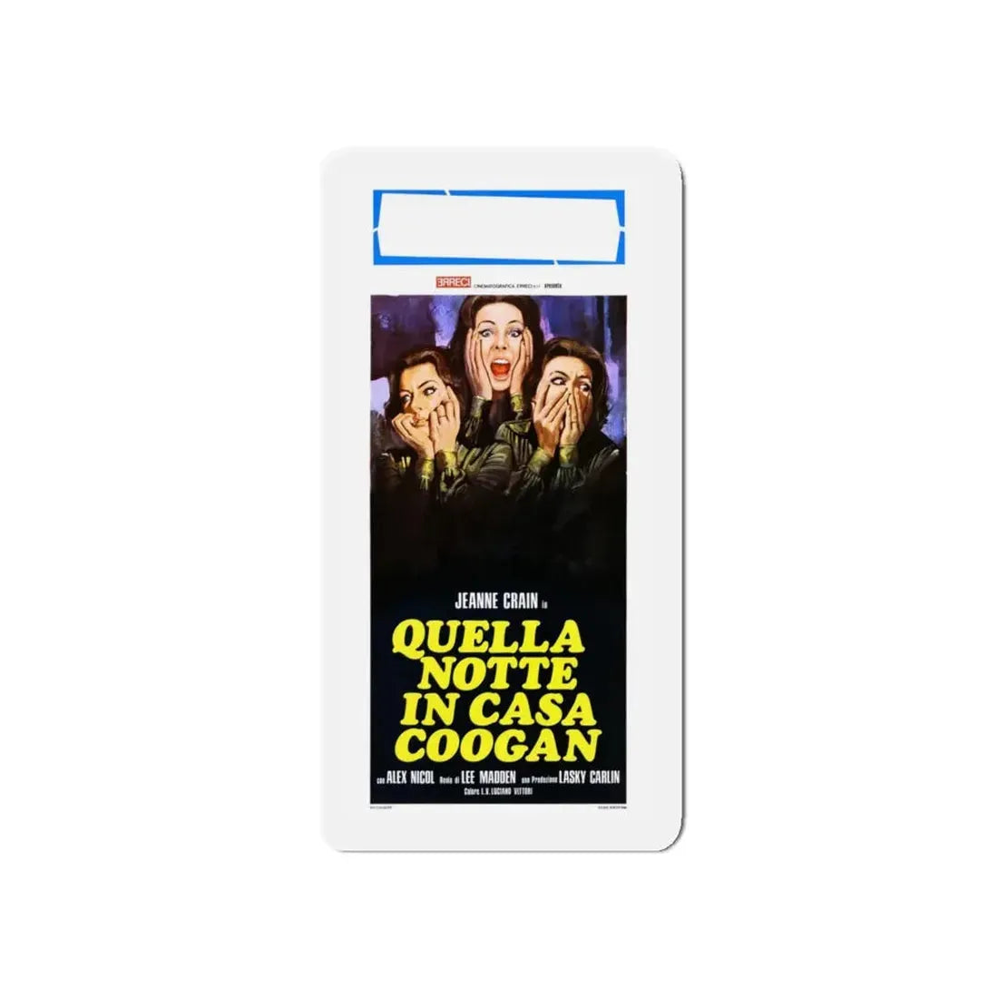 THE NIGHT GOD SCREAMED (ITALIAN) 1971 Movie Poster - Refrigerator Magnet 5 Inch Die-Cut - The Sticker Space