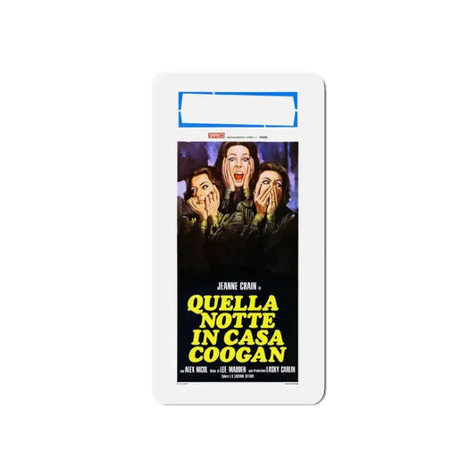 THE NIGHT GOD SCREAMED (ITALIAN) 1971 Movie Poster - Refrigerator Magnet 6 Inch Die-Cut - The Sticker Space