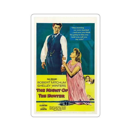 The Night of the Hunter 1955 Movie Poster STICKER Vinyl Die-Cut Decal 2 Inch - The Sticker Space