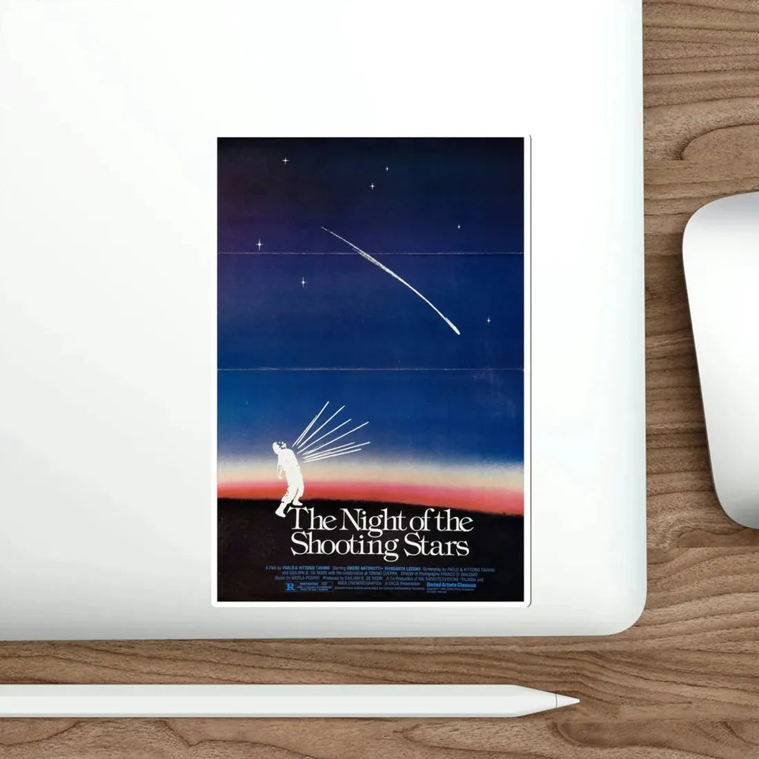 The Night of the Shooting Stars 1982 Movie Poster STICKER Vinyl Die-Cut Decal - The Sticker Space
