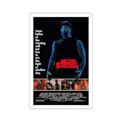 THE NIGHT STALKER 1987 Movie Poster - STICKER Vinyl Kiss-Cut Decal 6 Inch White - The Sticker Space