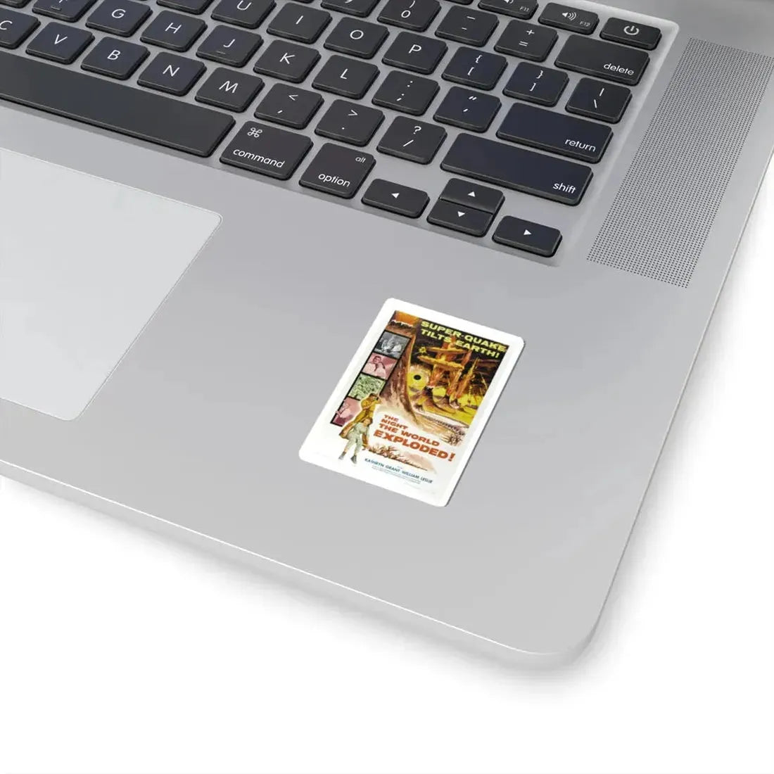 THE NIGHT THE WORLD EXPLODED 1957 Movie Poster - STICKER Vinyl Kiss-Cut Decal - The Sticker Space