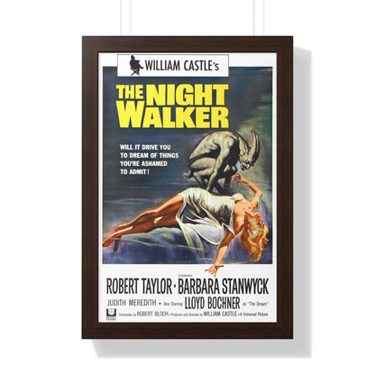 THE NIGHT WALKER 1964 - Framed Movie Poster-16″ x 24″-The Sticker Space