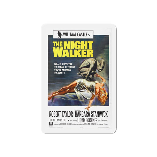 THE NIGHT WALKER 1964 Movie Poster - Refrigerator Magnet-6 × 6"-The Sticker Space