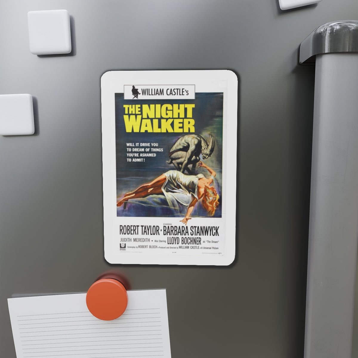 THE NIGHT WALKER 1964 Movie Poster - Refrigerator Magnet-The Sticker Space