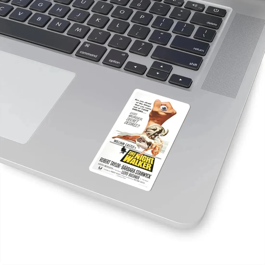 THE NIGHT WALKER (2) 1964 Movie Poster - STICKER Vinyl Kiss-Cut Decal - The Sticker Space