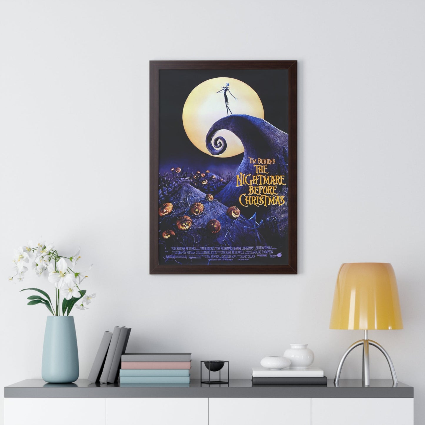 THE NIGHTMARE BEFORE CHRISTMAS 1993 - Framed Movie Poster-The Sticker Space