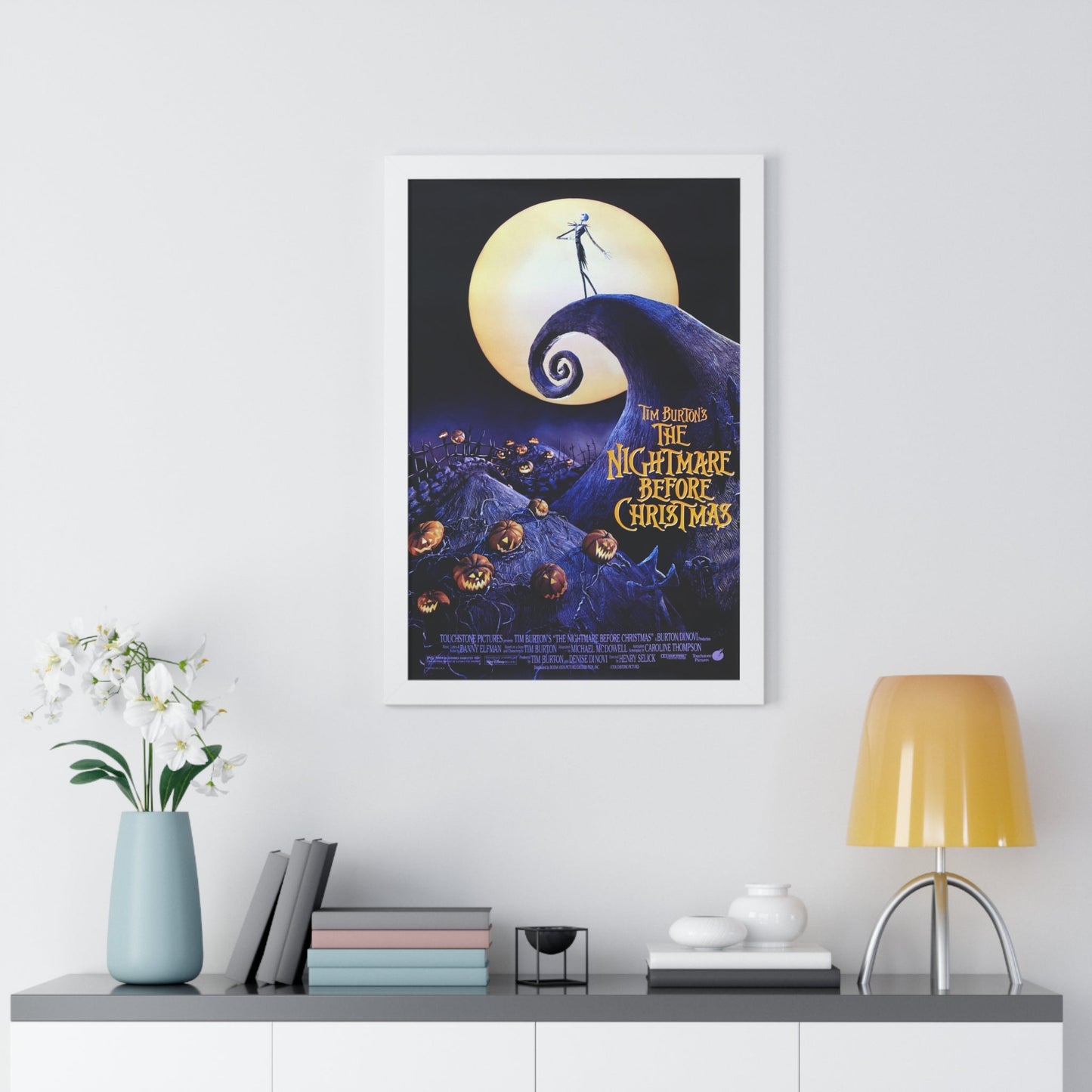 THE NIGHTMARE BEFORE CHRISTMAS 1993 - Framed Movie Poster-The Sticker Space