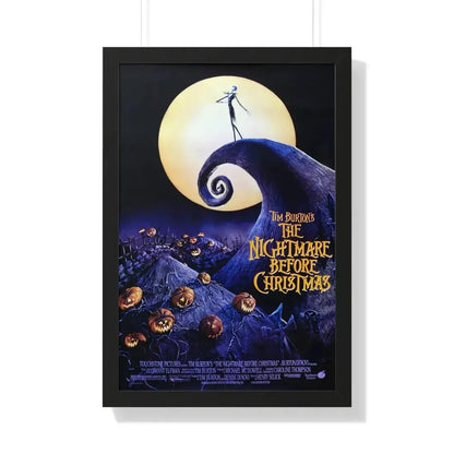 THE NIGHTMARE BEFORE CHRISTMAS 1993 - Framed Movie Poster 20" x 30" Black - The Sticker Space