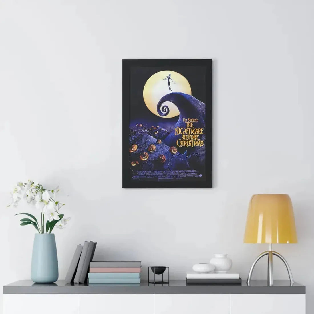 THE NIGHTMARE BEFORE CHRISTMAS 1993 - Framed Movie Poster - The Sticker Space