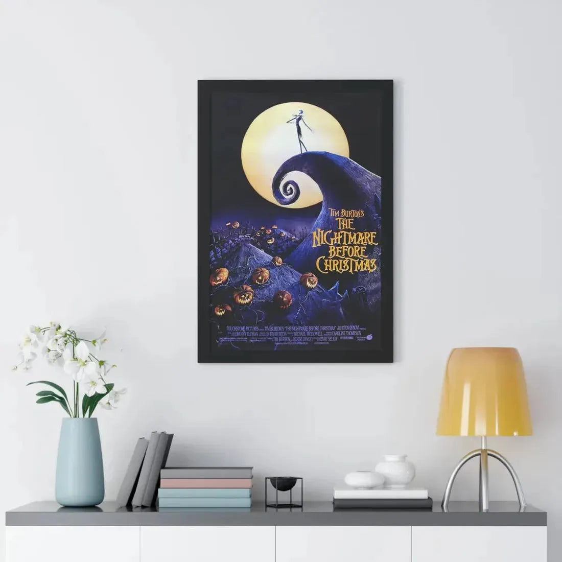 THE NIGHTMARE BEFORE CHRISTMAS 1993 - Framed Movie Poster - The Sticker Space