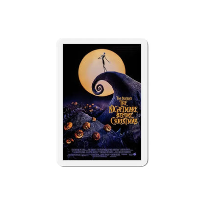 The Nightmare Before Christmas 1993 Movie Poster Refrigerator Magnet 3 Inch - The Sticker Space