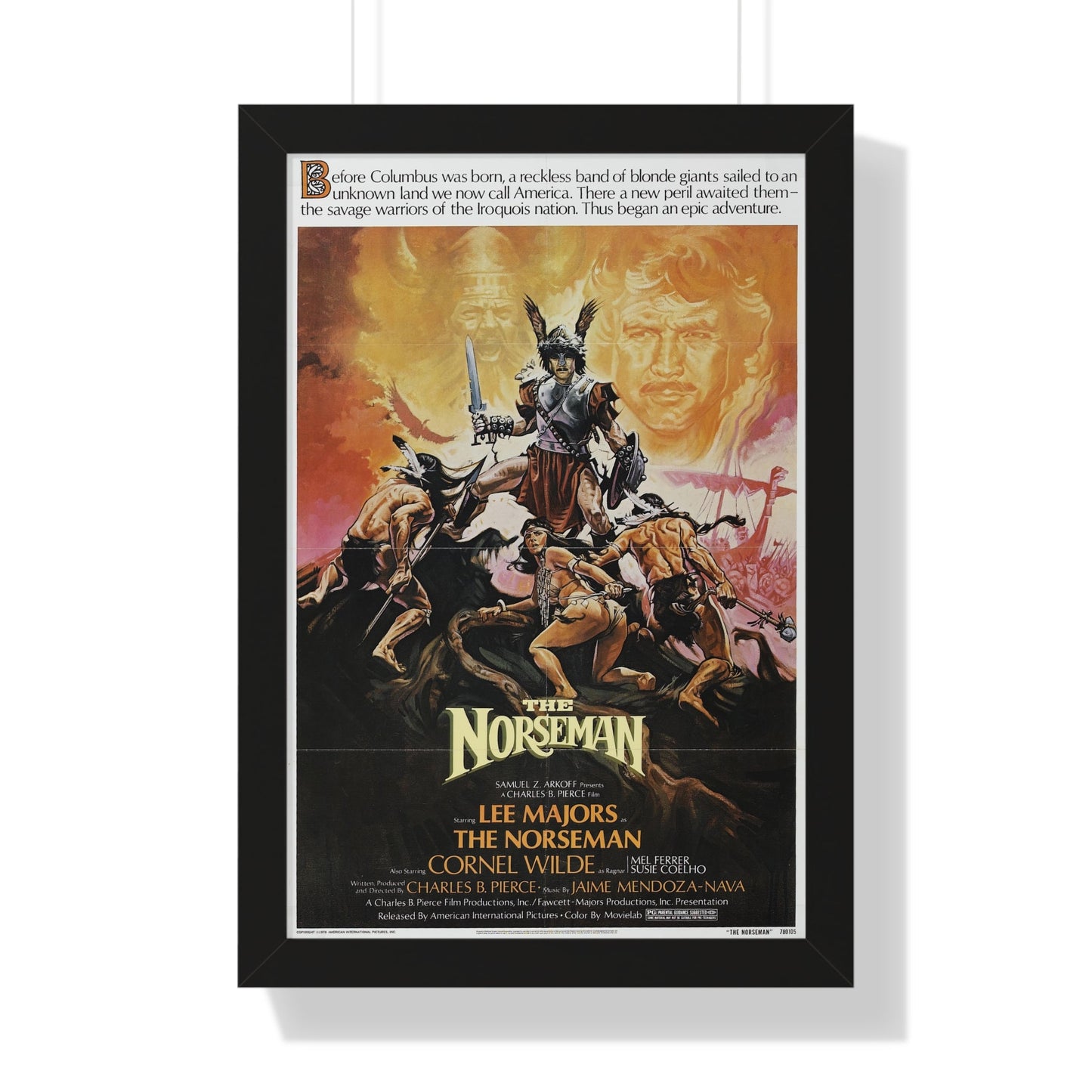 THE NORSEMAN 1978 - Framed Movie Poster-16″ x 24″-The Sticker Space