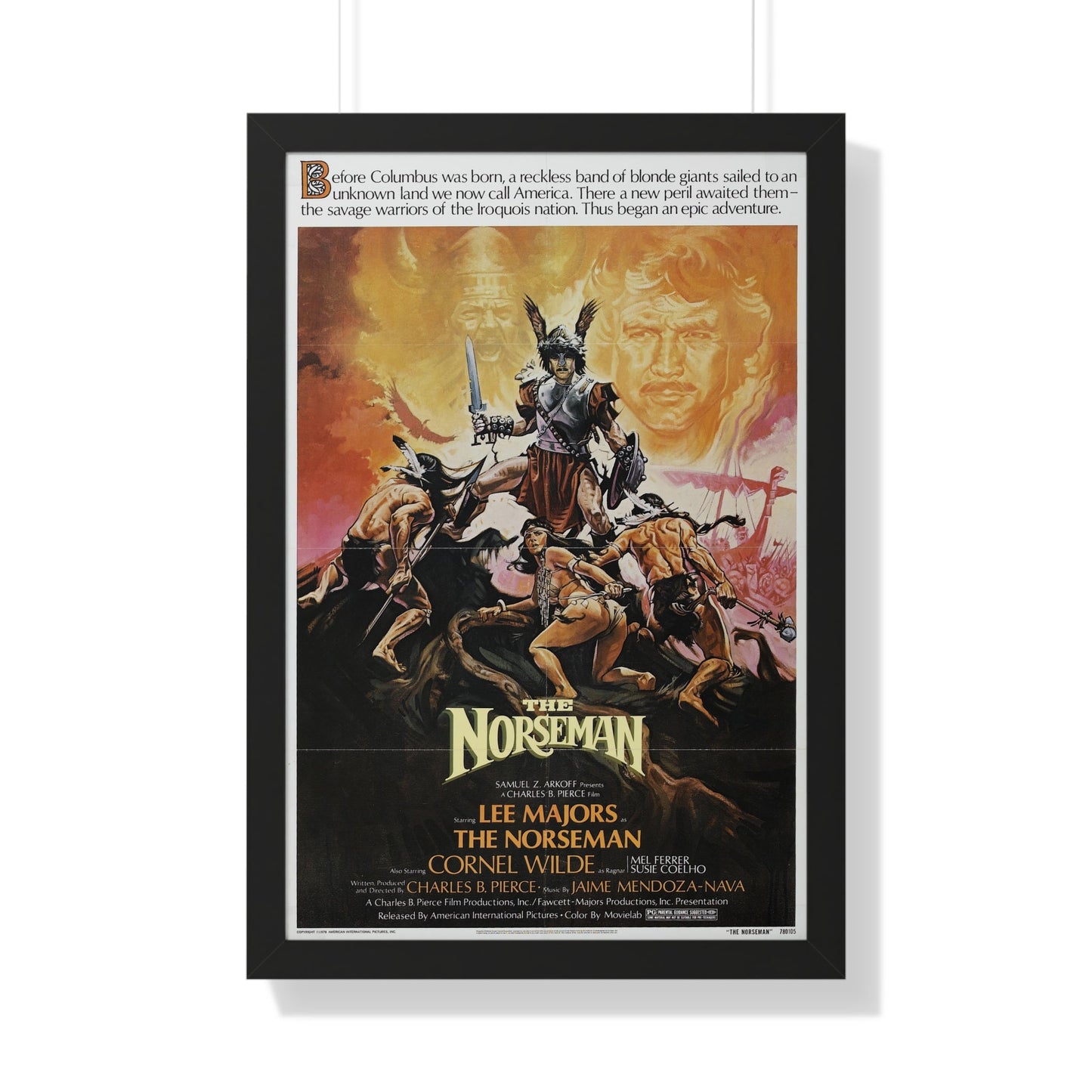 THE NORSEMAN 1978 - Framed Movie Poster-20" x 30"-The Sticker Space