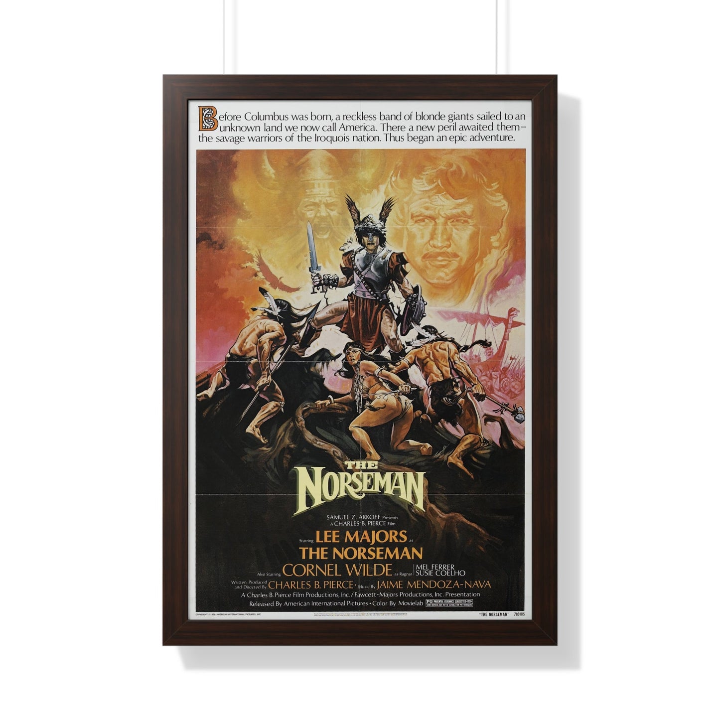 THE NORSEMAN 1978 - Framed Movie Poster-20" x 30"-The Sticker Space