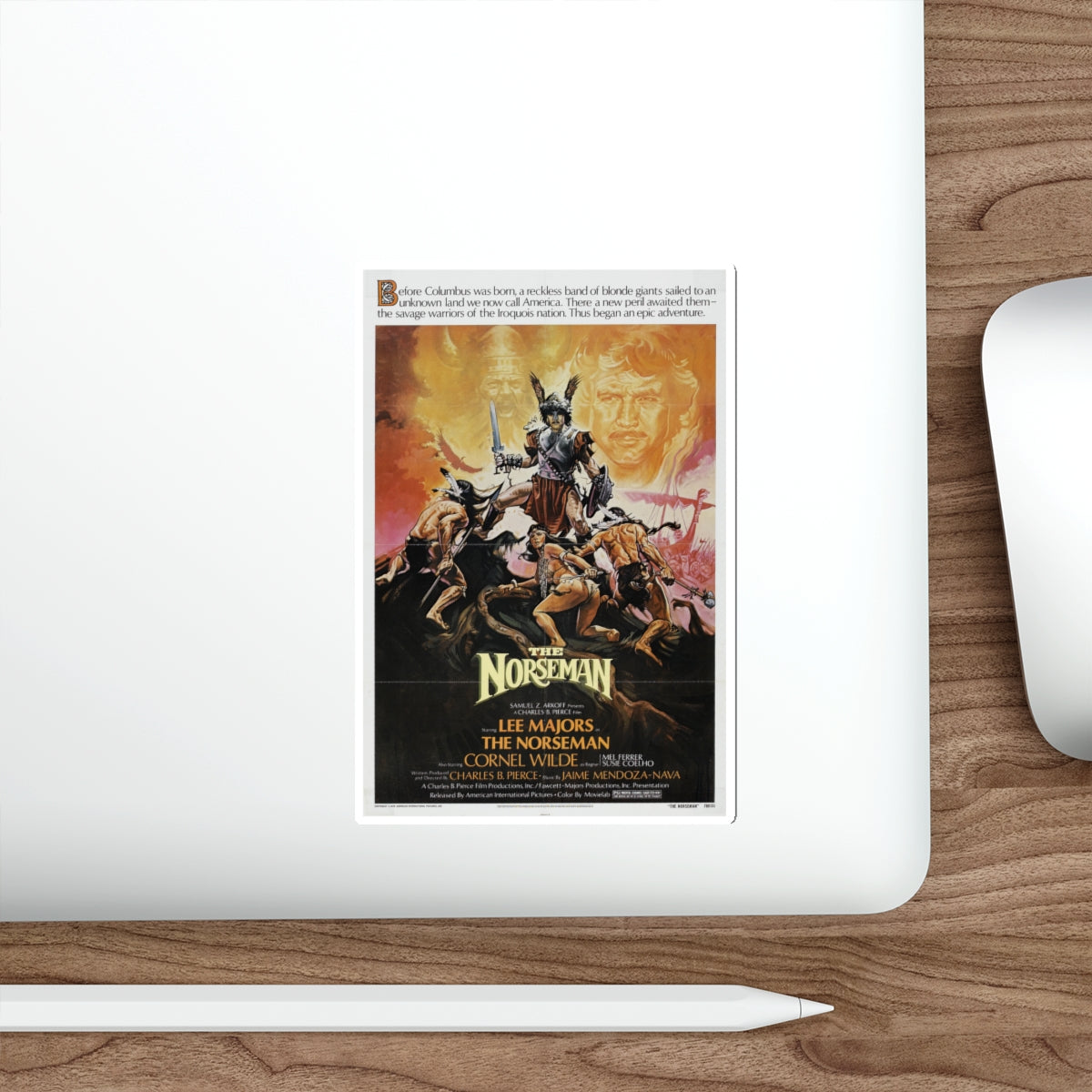 THE NORSEMAN 1978 Movie Poster STICKER Vinyl Die-Cut Decal-The Sticker Space