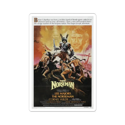 THE NORSEMAN 1978 Movie Poster - STICKER Vinyl Kiss-Cut Decal 2 Inch White - The Sticker Space