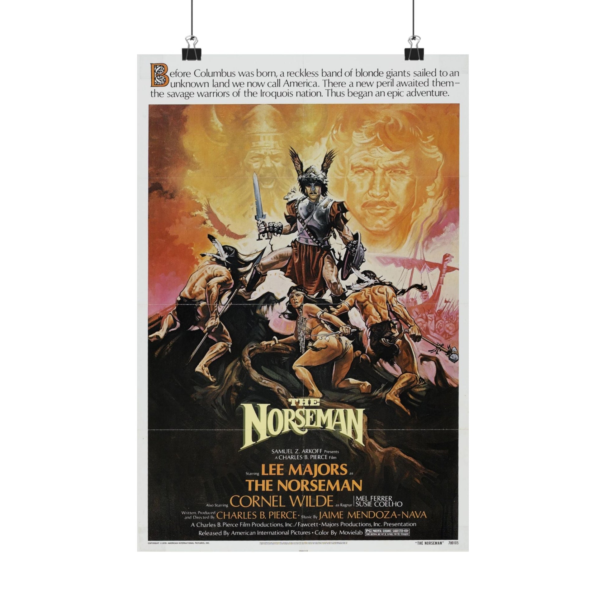 THE NORSEMAN 1978 - Paper Movie Poster-12″ x 18″-The Sticker Space