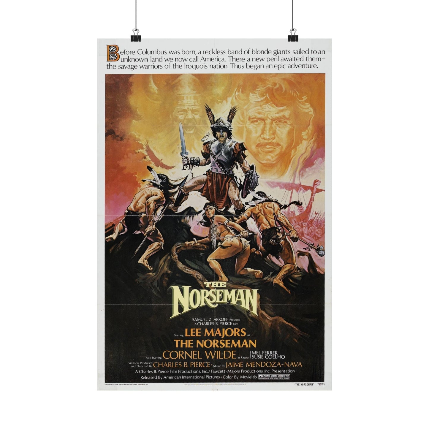 THE NORSEMAN 1978 - Paper Movie Poster-16″ x 24″-The Sticker Space