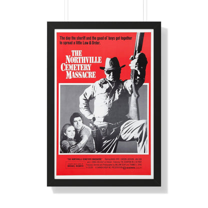 THE NORTHVILLE CEMETERY MASSACRE 1976 - Framed Movie Poster-20" x 30"-The Sticker Space