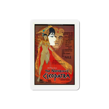 The Notorious Cleopatra 1970 Movie Poster Refrigerator Magnet 2 Inch - The Sticker Space