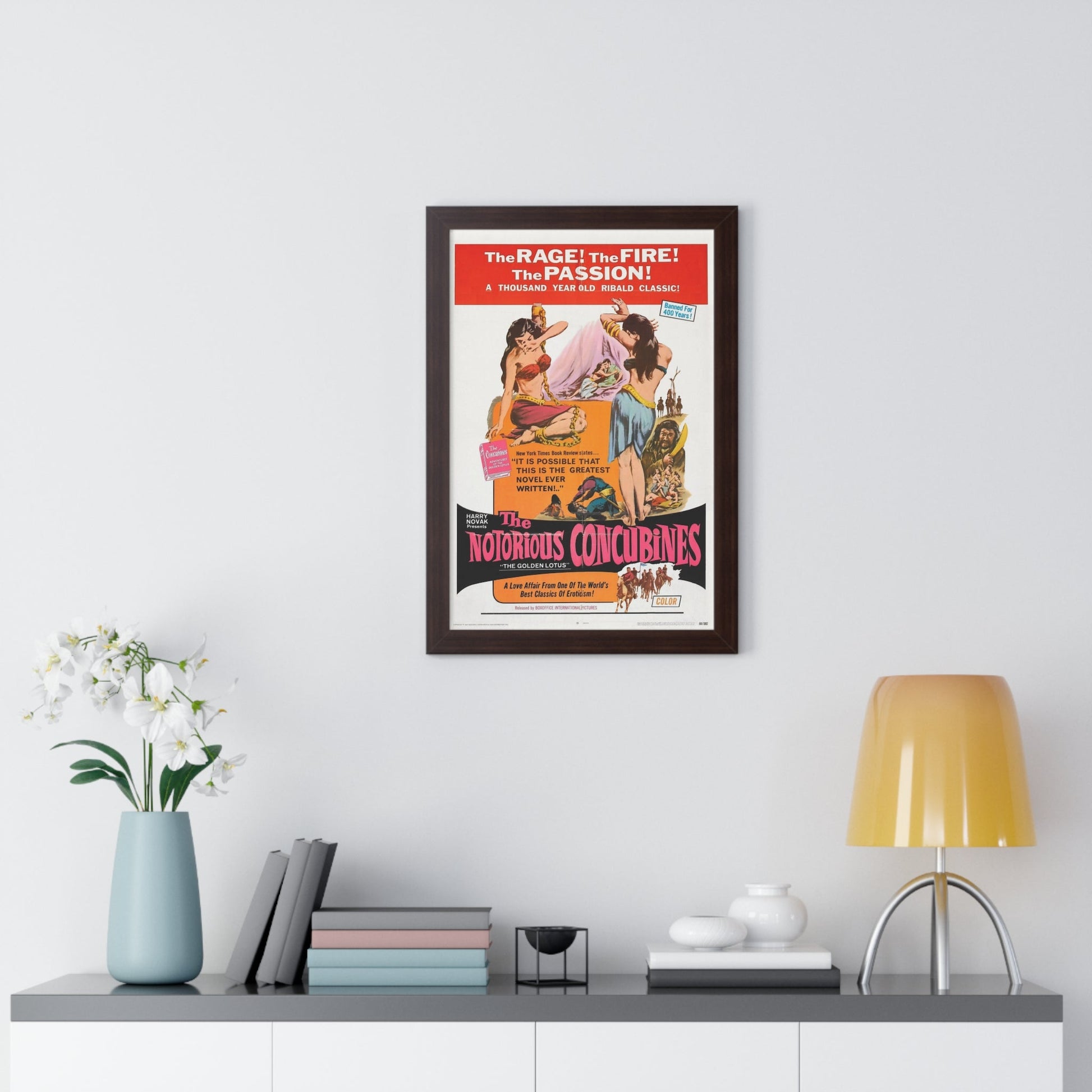 THE NOTORIOUS CONCUBINES 1968 - Framed Movie Poster-The Sticker Space