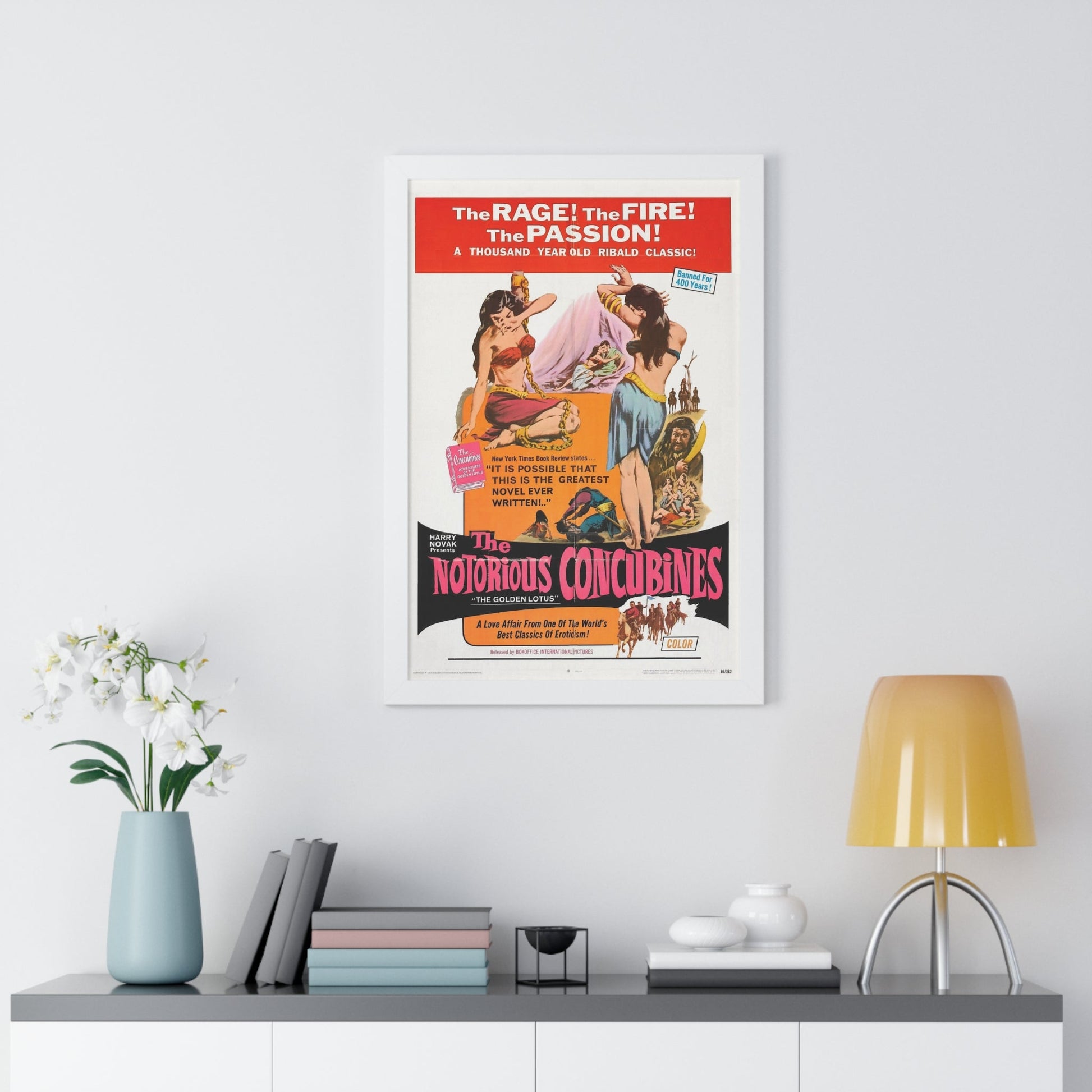 THE NOTORIOUS CONCUBINES 1968 - Framed Movie Poster-The Sticker Space