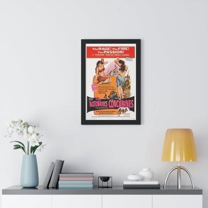 THE NOTORIOUS CONCUBINES 1968 - Framed Movie Poster-The Sticker Space