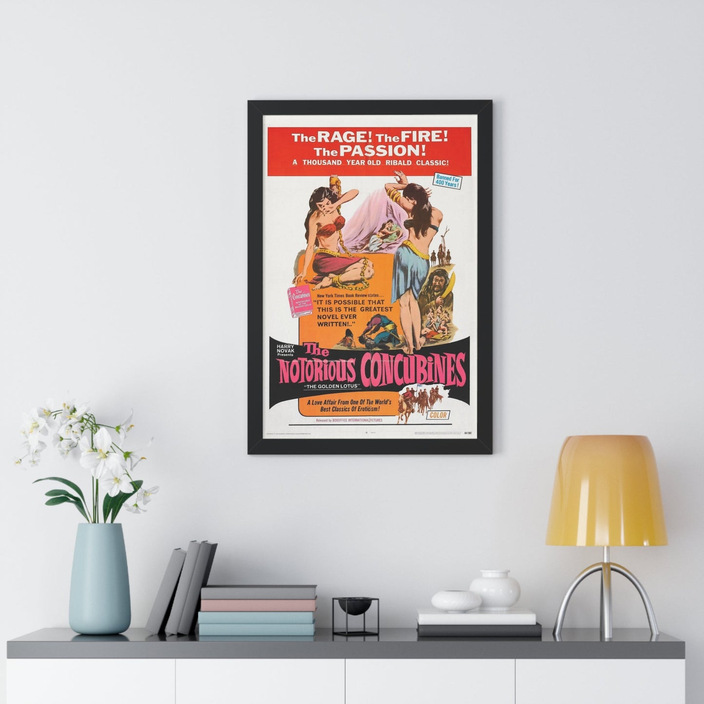 THE NOTORIOUS CONCUBINES 1968 - Framed Movie Poster-The Sticker Space