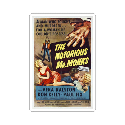 The Notorious Mr Monks 1958 Movie Poster STICKER Vinyl Die-Cut Decal-3 Inch-The Sticker Space