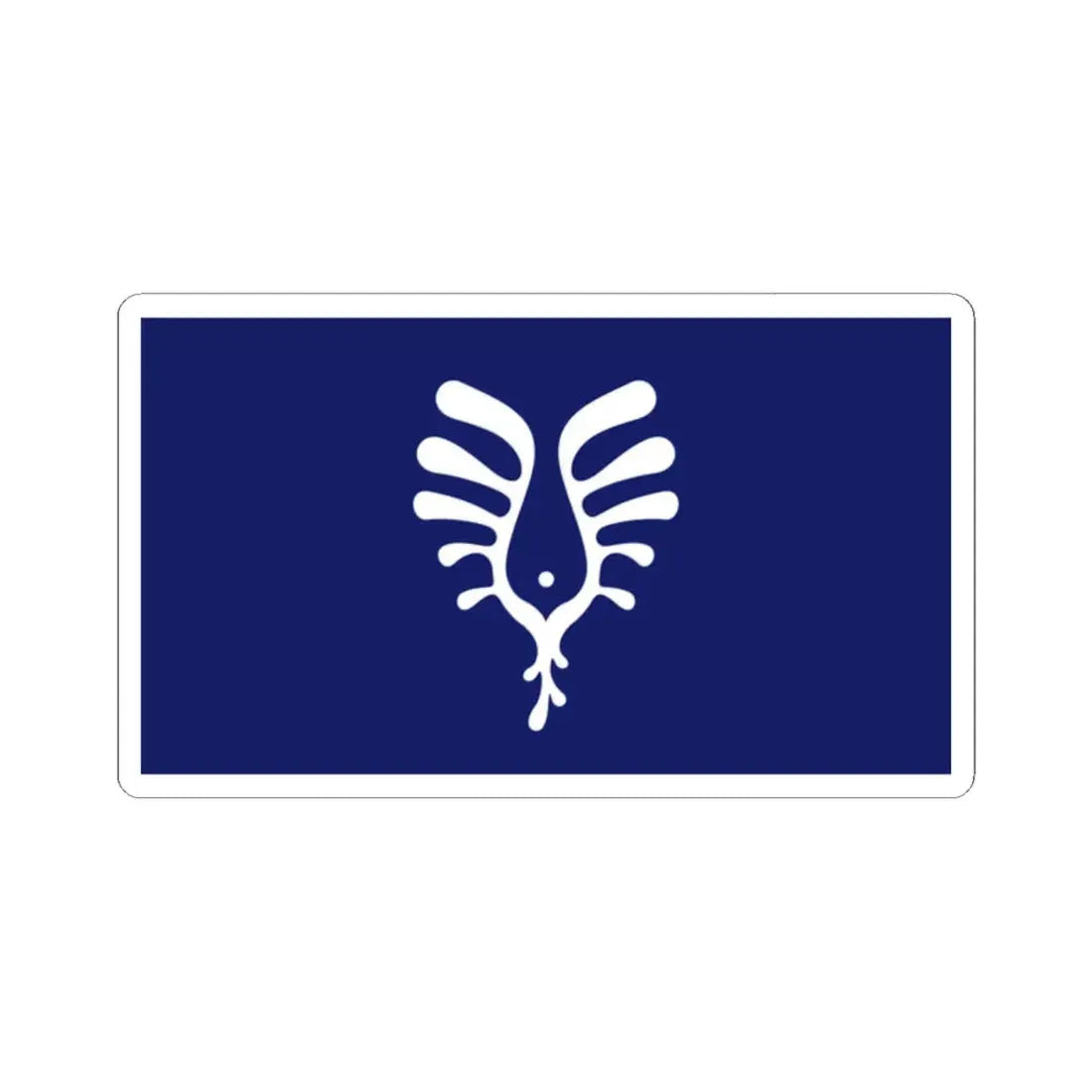 The Nunavik flag (Canada) STICKER Vinyl Kiss-Cut Decal 2 Inch White - The Sticker Space