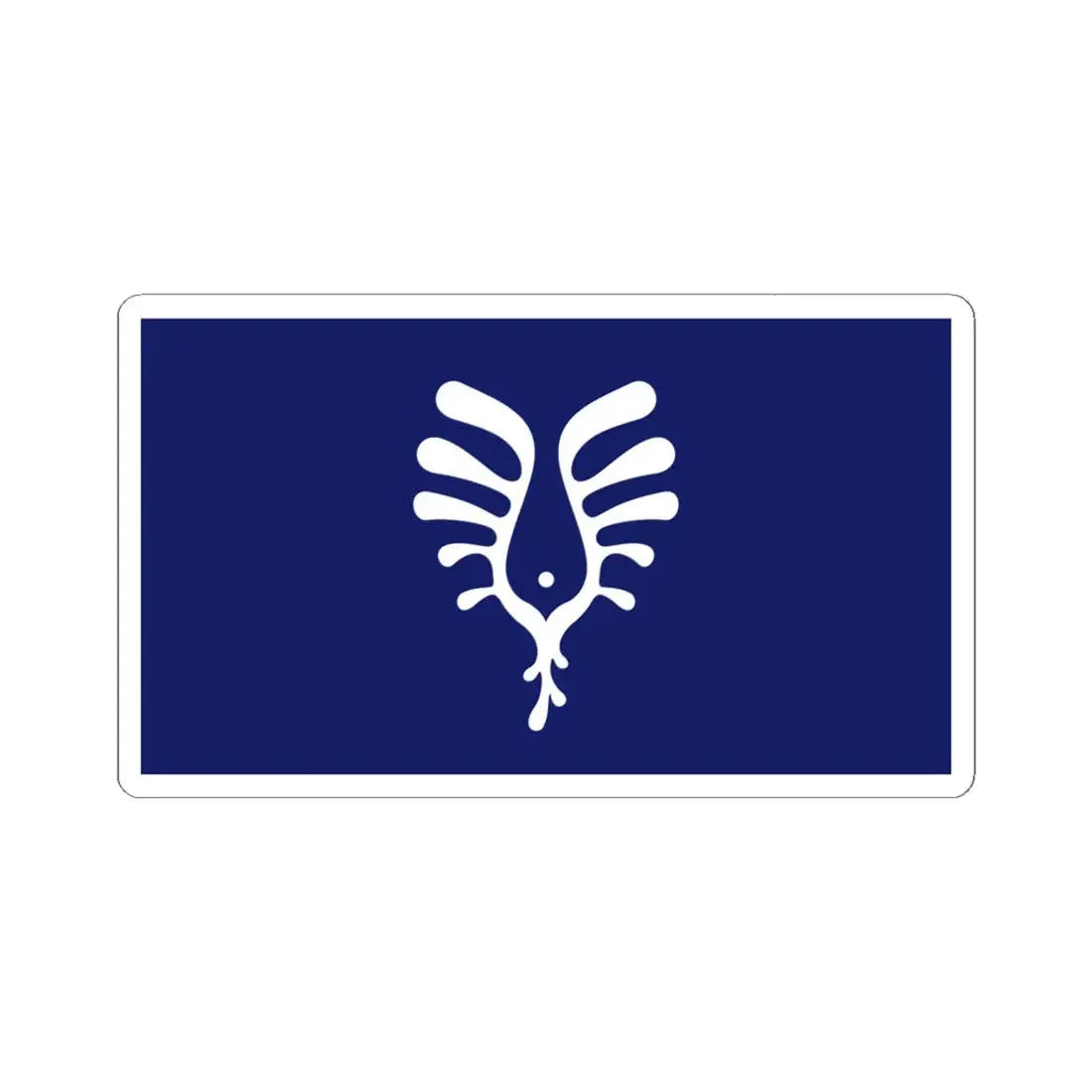 The Nunavik flag (Canada) STICKER Vinyl Kiss-Cut Decal 6 Inch White - The Sticker Space