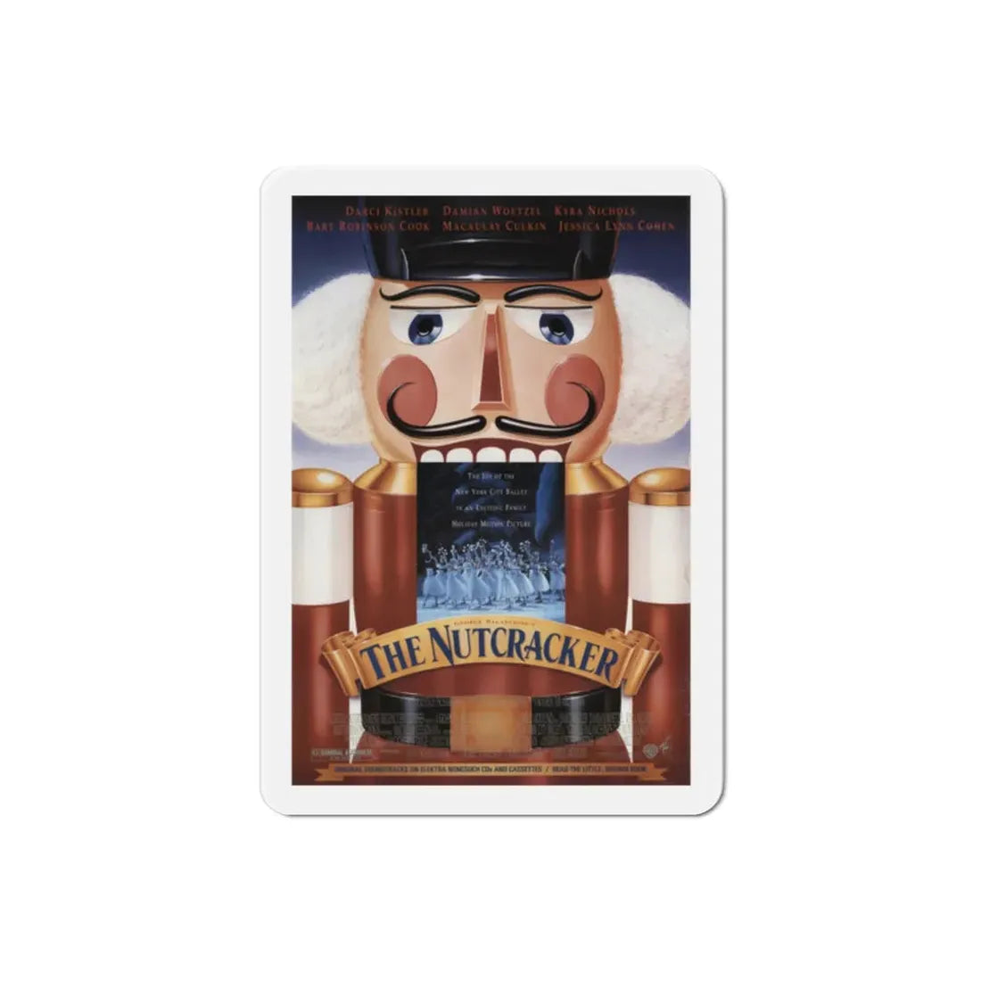 The Nutcracker 1993 Movie Poster Refrigerator Magnet 2 Inch - The Sticker Space