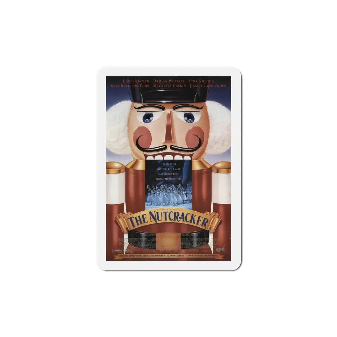 The Nutcracker 1993 Movie Poster Refrigerator Magnet 5 Inch - The Sticker Space