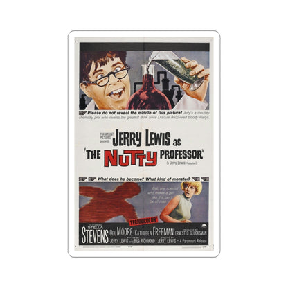 The Nutty Professor 1963 Movie Poster STICKER Vinyl Die-Cut Decal-5 Inch-The Sticker Space