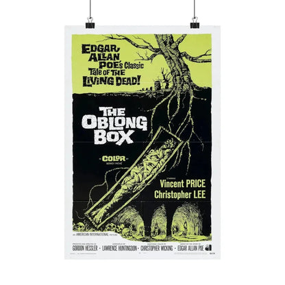 THE OBLONG BOX 1969 - Paper Movie Poster 12″ x 18″ Matte - The Sticker Space