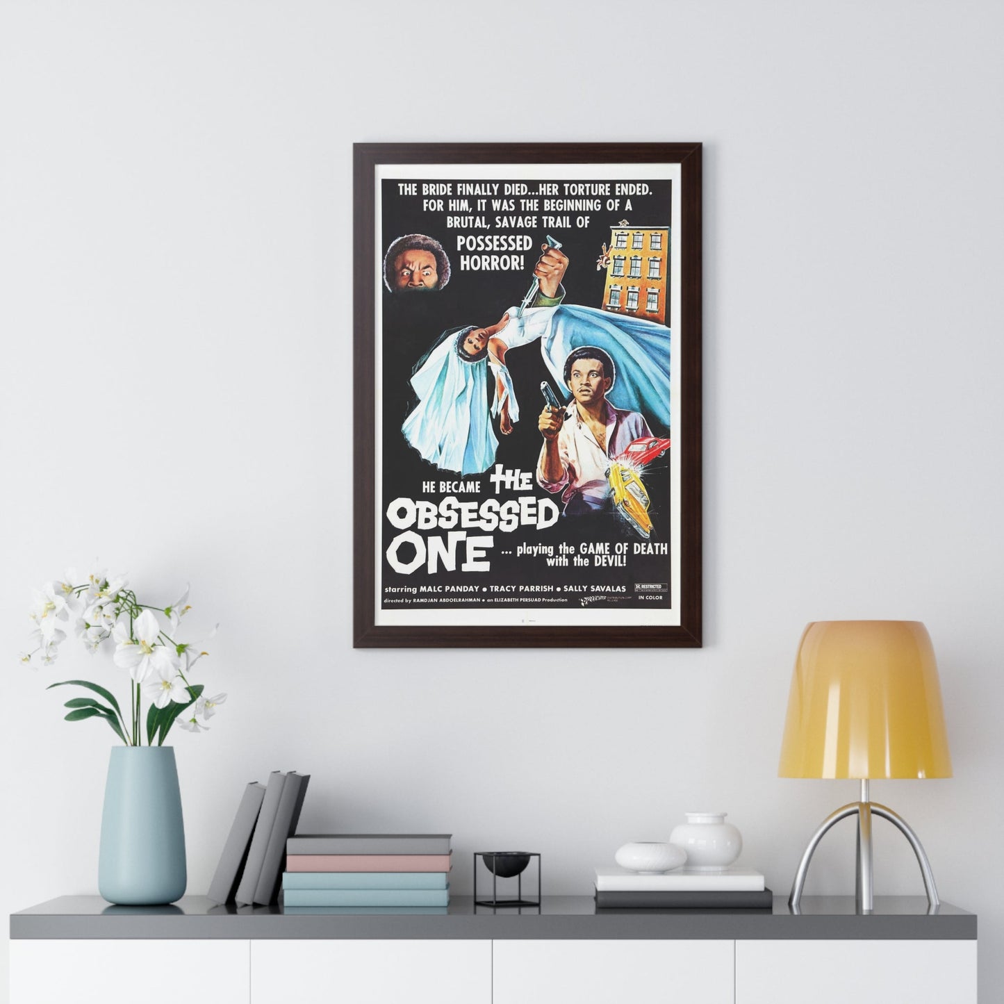 THE OBSESSED ONE 1974 - Framed Movie Poster-The Sticker Space