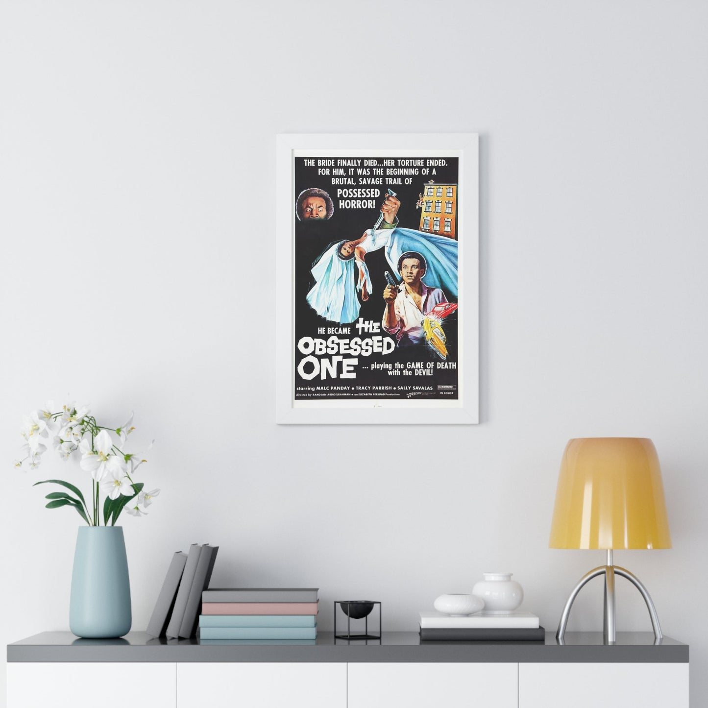 THE OBSESSED ONE 1974 - Framed Movie Poster-The Sticker Space