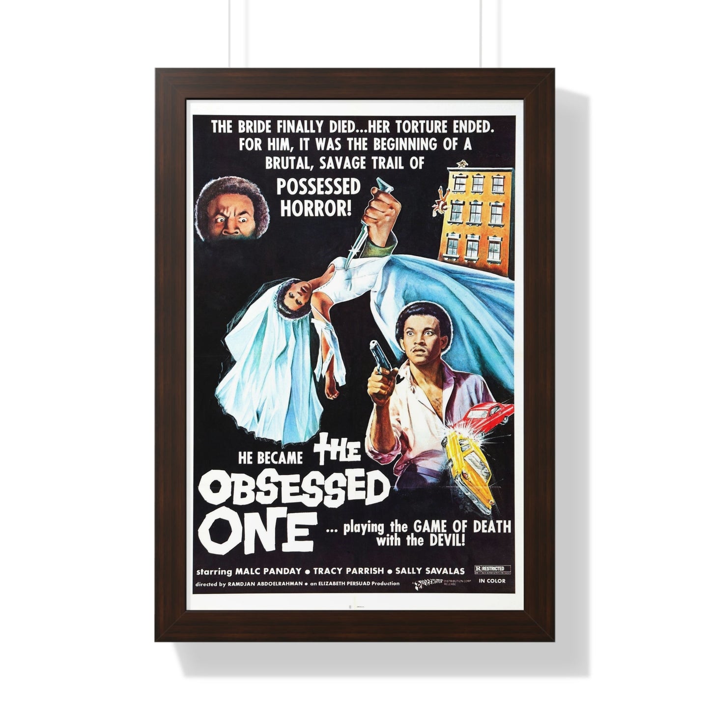 THE OBSESSED ONE 1974 - Framed Movie Poster-16″ x 24″-The Sticker Space