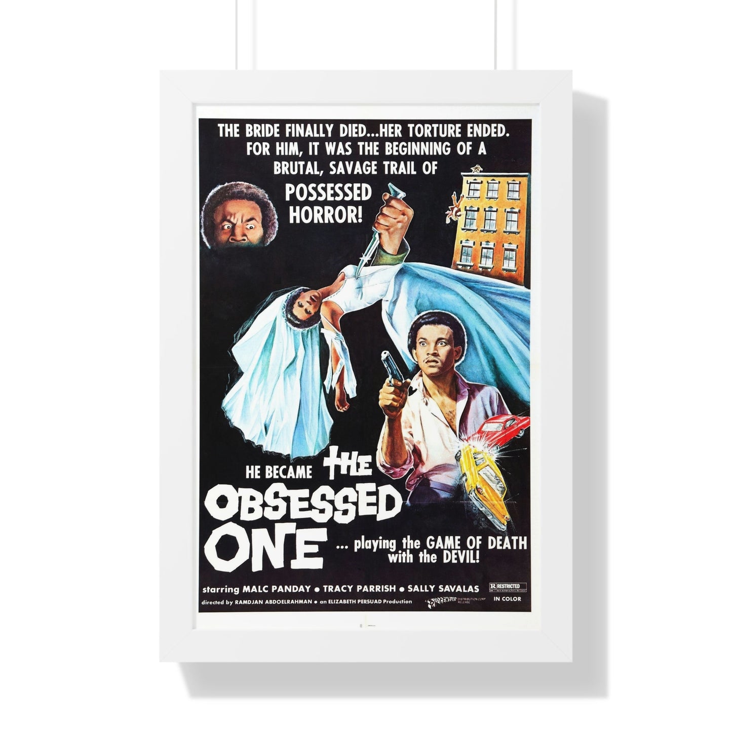 THE OBSESSED ONE 1974 - Framed Movie Poster-16″ x 24″-The Sticker Space